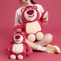 [Chính hãng Disney]Gấu Nhồi Bông Gấu dâu Lotso hồng thơm dâu  miniso 25cm chất liệu mềm mại an toàn