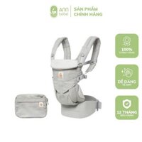 [CHÍNH HÃNG] Địu Em Bé ERGO BABY OMNI 360 COTTON - Màu PEARL GREY | ANNBEBE