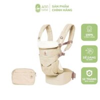 [CHÍNH HÃNG] Địu Em Bé ERGO BABY OMNI 360 COTTON - Màu NATURAL | ANNBEBE