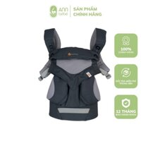 [CHÍNH HÃNG] Địu Em Bé ERGO BABY 360 COOL AM – Màu CARBON GREY Cao Cấp Thoáng Mát Cho Bé Từ 3 Đến 24 Tháng Tuổi