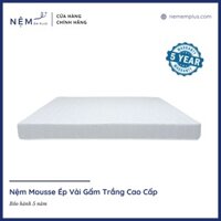 (CHÍNH HÃNG) Độ dày 15cm - Nệm Mousse Ép Vải Gấm Cao Cấp Nhiều Size - Bảo Hành 5 Năm - Nệm Êm Plus