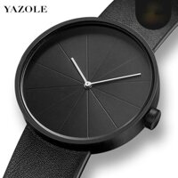 [CHÍNH HÃNG] Đồng hồ nam Yazole 520 2 kim dây da chống nước phong cách trẻ trung năng động