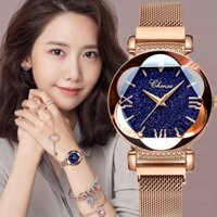 [CHÍNH HÃNG] Đồng hồ nữ CHENXI dây Titanium nam châm, mặt kính 3D hoa thời thượng, nữ tính