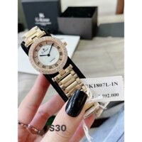 [Chính Hãng] Đồng Hồ Nữ G-Kinze GK1807L Dây Thép Mặt Nạm Đá , Máy Pin , Kính Sapphire , Size 30mm