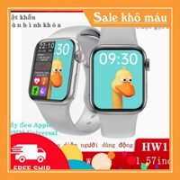 CHÍNH HÃNG Đồng Hồ Thông Minh HW12- Smart watch 6 Seri 6- Màn hình tràn viền kháng nước- Có núm xoay - Thay được dây SẢN