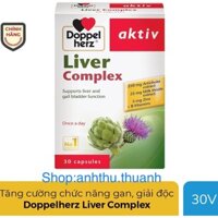 [Chính hãng] Doppelherz Liver Complex tăng cường chức năng gan, thanh lọc, giải độc gan, hạ men gan,