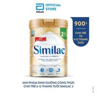 [CHÍNH HÃNG-DTE MỚI NHẤT] Sữa Similac HMO số 2-3-4 900g dành cho bé từ 6 tháng