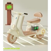 [Chính hãng] (đủ size)Xe máy điện trẻ em Vespa 3 bánh có nhạc đèn kết nối Bluetooth đủ size to nhỏ phù hợp cho bé 2-10t