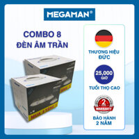 Chính hãng ĐỨC - COMBO 8 BÓNG Đèn Led Âm Trần Downlight MEGAMAN tiết kiệm điện - BH 1 ĐỔI 1