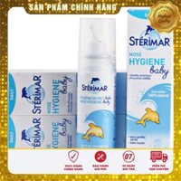 [Chính hãng] Dung Dịch Nước Muối Biển Xịt Mũi Giúp Làm Sạch, Giảm Nghẹt Mũi Cho Trẻ Em Sterimar 50ml - Date mới
