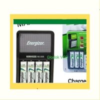 [Chính Hãng] ENERGIZER Bộ Sạc Pin AA / AAA + 4 Pin AA 2000Mah