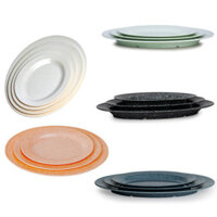 [Chính hãng] [FATACO] Bộ 4 Dĩa v Hột Xoài Melamine Ware Vân Đá HX 607l 117 l 407 l 307 thương hiệu Việt