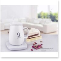 (Chính Hãng FloraHCM) đế hâm nóng điện từ tặng ly sứ cao cấp POLLE 9 Coffee 2021    -