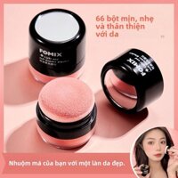 Chính Hãng FOMIX Fluffy Head Monochrome Blush Matte Atmosphere Tự Nhiên Contouring Blush Fixing Makeup Loose Powder Rouge Vitality Girl