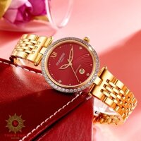 [Chính Hãng FULLBOX] Đồng Hồ Nữ Thụy Sỹ SUNRISE 2192AA Đính Đá - Kính Sapphire - Case 30mm - Chống Nước 3ATM