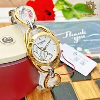 [Chính Hãng FULLBOX] Đồng Hồ Nữ Thụy Sỹ SUNRISE 9014SA - Dây Thép Không Gỉ - Máy Pin - Kính Sapphire - Chống Nước 3ATM