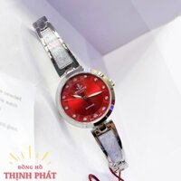 [Chính Hãng FULLBOX] Đồng Hồ Nữ Thụy Sỹ SUNRISE 9022AA Case 30mm Viền Hạt Kính Sapphire Chống Nước