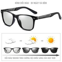 [CHÍNH HÃNG-FULLBOX] Kính NAM đổi màu đi ngày và đêm AORON, Khung nhôm magie bản lề lò xo, mắt kính polarized phân cực