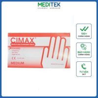 [CHÍNH HÃNG] Găng tay y tế, Chính Hãng, Latex Cimax  [Hộp 50 đôi ], nhập khẩu trực tiếp Malaysia, cao su đàn hồi