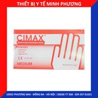 [CHÍNH HÃNG] Găng tay y tế CIMAX Malaysia có bột size S, M