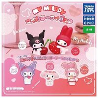 [Chính hãng] Gashapon/ Capsule toy Takara Tomy - Nhân vật Sanrio Kuromi và My Melody Pink Series