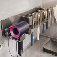 [Chính hãng] Giá lưu trữ phòng tắm Jibaiju, giá đỡ bàn chải điện, cốc bàn chải gắn tường, giá lưu trữ tích hợp máy sấy tóc