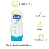 [CHÍNH HÃNG - GIÁ TỐT] Sữa Tắm Và Gội Cho Bé Cetaphil Gentle Wash Shampoo Hair Body 230ml