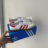 Chính Hãng Giày Adidas Samba OG White Better Scarlet IG1025 shop Binh Authentic VN