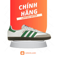 [Chính Hãng] Giày Adidas Samba OG ‘Footwear White Green’ IG1024 Full Box Tag, cho Nam và nữ chuẩn authentic outlet