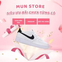 [CHÍNH HÃNG] Giày Air Force 1 Low White Black chính hãng cổ thấp cho nam nữ, af1 black white fullbox MUN STORE