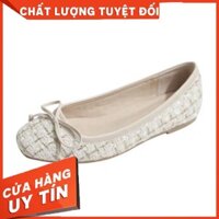 [Chính Hãng] Giày Bệt Nữ Có Đính Nơ KIM TUYẾN Siêu Hot