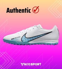 (CHÍNH HÃNG) GIÀY BÓNG ĐÁ NIKE AIR ZOOM MERCURIAL VAPOR 15 ACADEMY Trắng Đế Xanh Da TF