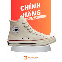 [Chính Hãng] Giày Converse Chuck 70s High Top Parchment - 162053C, cho Nam và Nữ ZIN SHOE DOG
