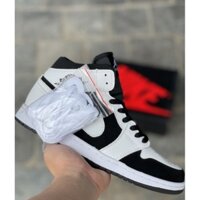 [CHÍNH HÃNG] GIÀY JORDAN 1 MID WHITE BLACK 1:1 + VIDEO FULL HD