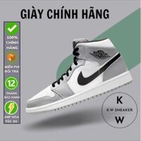 (Chính Hãng) Giày Nike Air Jordan 1 Mid ‘Smoke Grey’ 554724-092