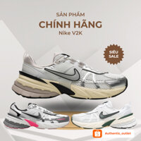 [CHÍNH HÃNG] Giày Nike_ V2K pickleball, tennis ‘Summit White Metallic Silver’ and 'Milk Black' đủ màu cho Nam và nữ