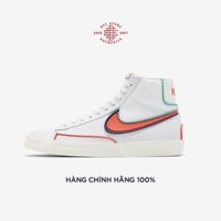 [CHÍNH HÃNG] Giày Sneaker thể thao Nam Nữ Nike Blazer Mid Infinite White Bright Crimson DA7233-102