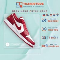 [CHÍNH HÃNG] Giày thể thao nam nữ đỏ giày AIR JORDAN 1 LOW CARDINAL RED_hàng chính hãng - NA1LCR