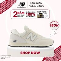 CHÍNH HÃNG | Giày thể thao NewBalance 574 LS2 cream, Sneaker unisex êm ái, bền bỉ, trẻ trung Full box