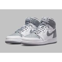 *CHÍNH HÃNG* Giày thể thao Sneaker NIKE Air Jordan 1 Retro High OG Stealth GS màu Xám Trắng - Code: 575441 - 037