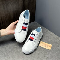 [Chính Hãng] Giày Tommỳ Hilfiger Anni Slip on không dây phối màu đơn giản, phù hợp đi làm, đi học, du lịch,...