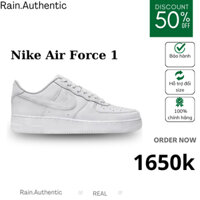 [Chính Hãng] Giày_Nike Air Force 1 Low white,AF1 trắng full size
