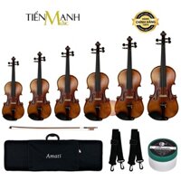 [Chính Hãng, Gỗ Thịt] Đàn Violin Amati VM118 Size 4/4, 3/4, 1/2, 1/4, 1/8, 1/10, 1/16 - Vĩ Cầm VM118Y Vi-ô-lông Violon