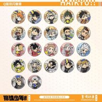 Chính Hãng Guanyu Bóng Chuyền Bé Trai Phiên Bản Q Dễ Thương Đôi Flash Huy Hiệu Hawk Hyuga Shoyo Kageyama Feiyu Tsukijima Nishitani Yuki