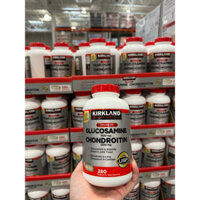 [Chính hãng -Hàng AIR -Date 2028] Viên Uống Bổ Khớp Kirkland Glucosamine 1500mg Chondroitin 1200mg 280 Viên