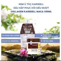 (Chính hãng) Hấp ủ tóc collagen karseell 500ml phục hồi tóc mềm mượt