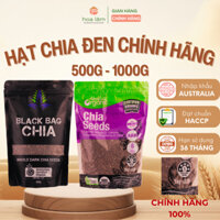 [CHÍNH HÃNG] Hạt Chia Úc Absolute Organic 1KG Sạch Đẹp Đủ Ký - Giảm Cân Hoa Lâm Ăn Kiêng Dinh Dưỡng Date Mới