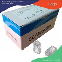 (Chính Hãng) Hạt mạng RJ45 Cat6 COMMSCOPE Chân Đồng Hộp 100 Hạt