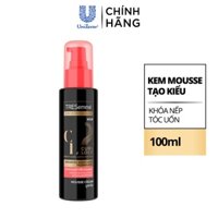 Chính hãng [HB Quà tặng không bán] Kem Mousse tạo kiểu TRESemmé giúp khóa nếp tóc uốn 100ml