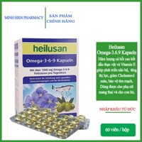 ✅[Chính Hãng] Heilusan Omega 3.6.9 Kapseln -  Bổ Sung DHA, EPA, Giúp Tốt Cho Mắt, Phát Triển Não,Giảm Cholesterol